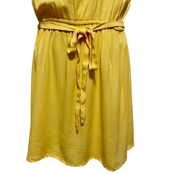 Loft Plus Size NWT Yellow Floral Ruffle Dress Women 22 *Pls See Description* - Picture 3 of 14